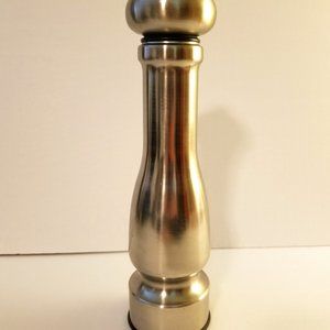 Trudeau Professional Quality Stainless Steel Pepper Mill Grinder 12"